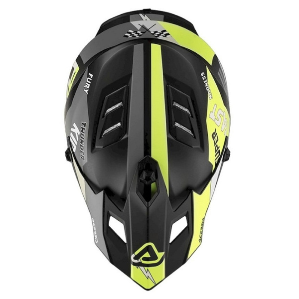 Acerbis Шлем детский Profile Junior Black/Yellow-Fluo