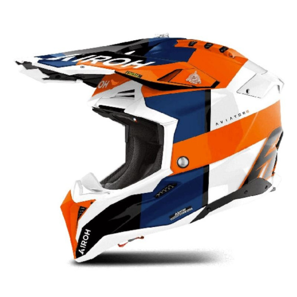 Airoh Мотошлем Aviator 3 Monarch Orange Glossy