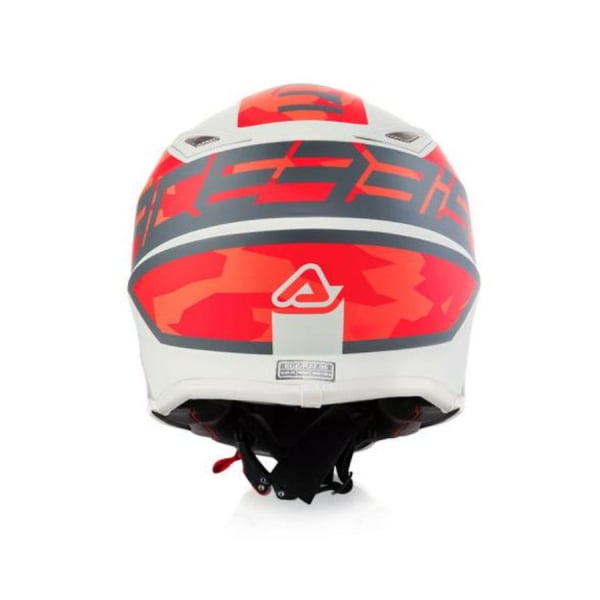 Acerbis Шлем детский IMPACT STEEL JUNIOR Red/Grey