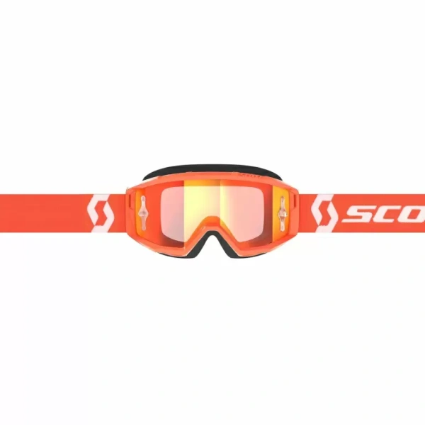 Scott Очки Primal orange/white orange chrome works