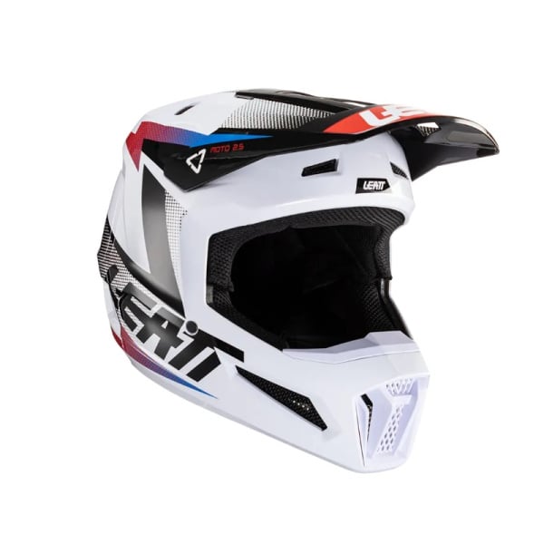 Leatt Шлем кроссовый Moto 2.5 Helmet Black/White 2024