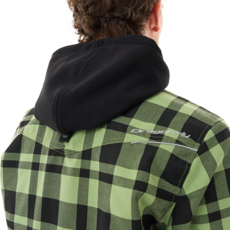 Dragonfly Моторубашка Streetfighter Green с защитой 2025