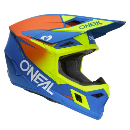 Oneal Шлем кроссовый детский 3Series Youth Solid синий / желтый