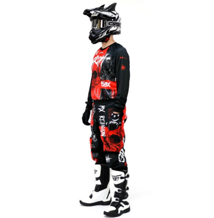 Grom Штаны кроссовые MX Religion red