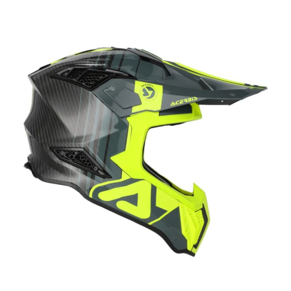 Acerbis Шлем Airstrike-C 22-06 Black/Fluo Yellow