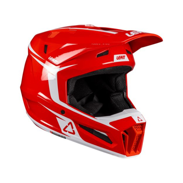 Leatt Шлем кроссовый 3.5 V26 Red + очки Vizion 3.5