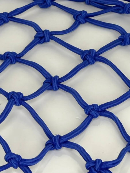 Scout сетка на багажник 40*40 Синяя Крючки пластик