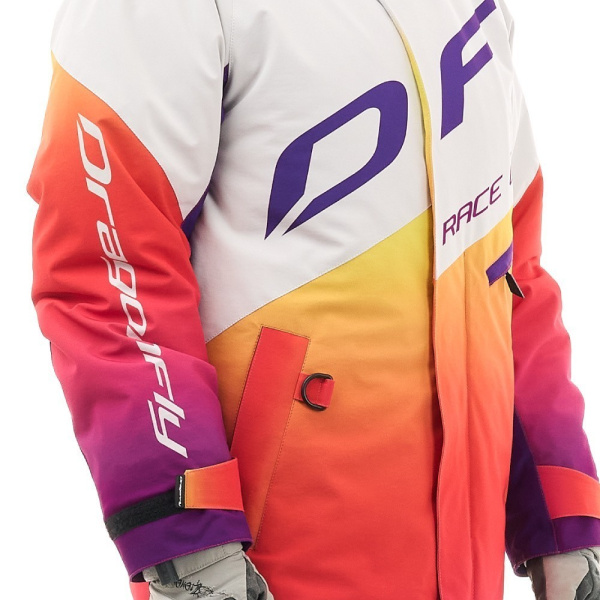 Dragonfly Плащ зимний Race Coat Winter Sunset Woman 2025 Orange - Violet