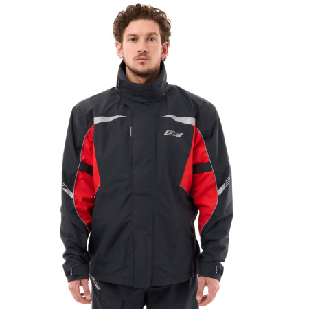 Dragonfly Дождевая куртка Evo Black - Red (мембрана) 2025