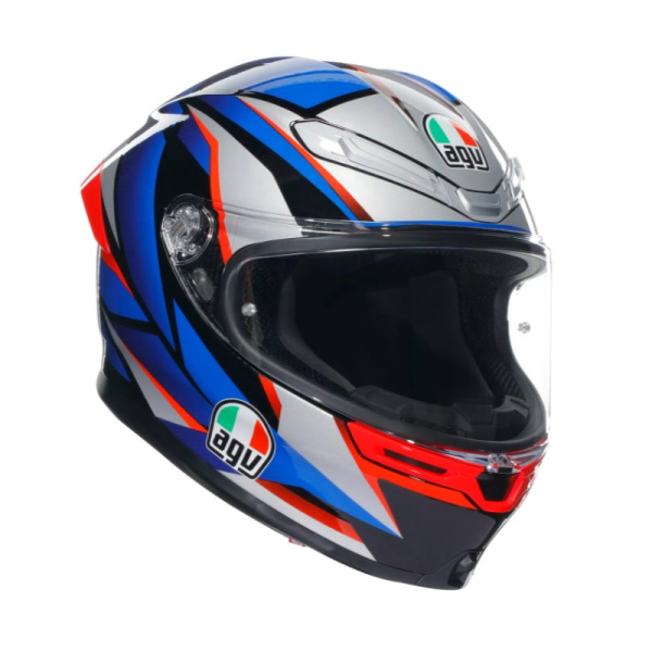 AGV Шлем K6 S Slashcut Black/Blue/Red