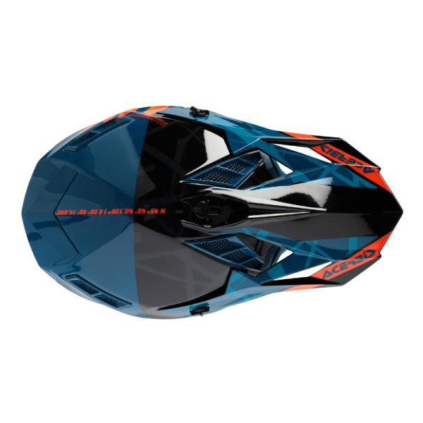 Acerbis Шлем X-Track 22-06 Black/Green Nero/Verde