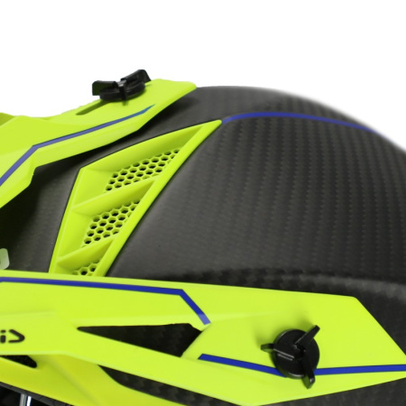 Acerbis Шлем Steel Carbon Yellow/Fluo