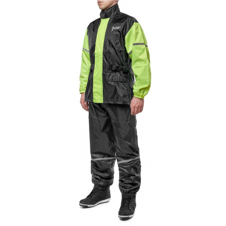 Moteq Раздельный дождевой комбинезон Wet Dog черно-желтый
