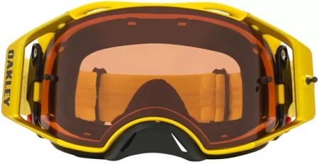 Oakley Очки AirBrake Moto Prizm lens, желтые-черные-бронзовые