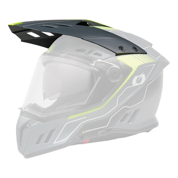 Oneal Шлем кроссовый со стеклом Sierra RS Echo желтый/черный