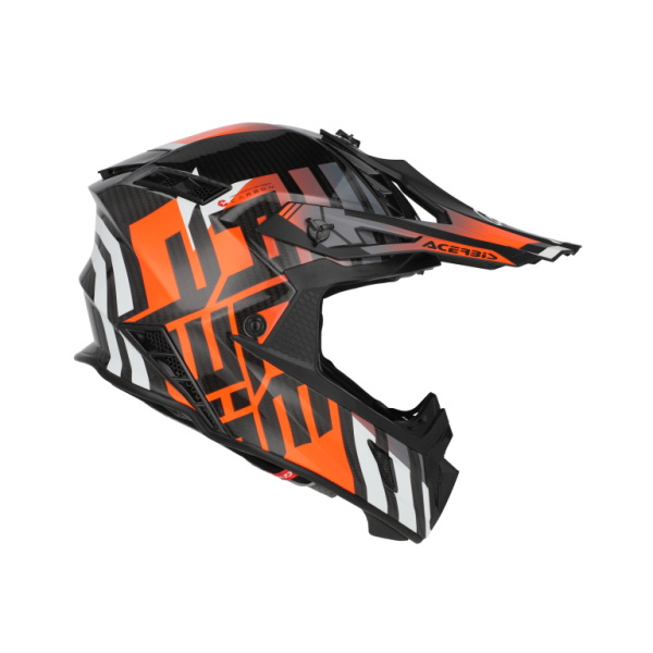 Acerbis Шлем Steel Carbon 22-06 Black/Orange