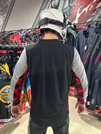 Fasthouse Джерси Grindhouse Grey-Red