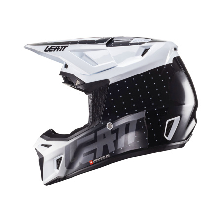 Leatt Мотошлем Moto 8.5 Kit Black/White (2024)