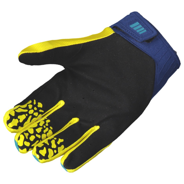 Scott Перчатки 450 Angled blue/yellow