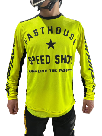 Fasthouse Джерси Grindhouse Yellow-Violent