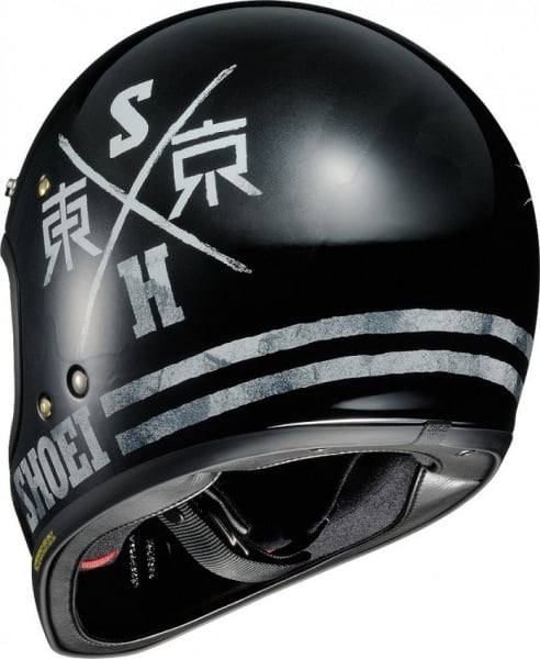 SHOEI Мотошлем EX-ZERO XANADU черно-белый TC-5