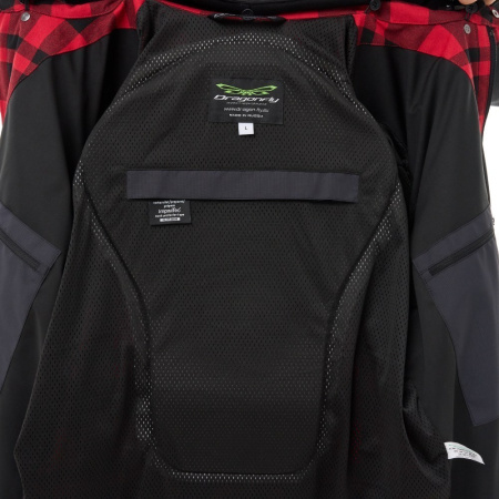 Dragonfly Моторубашка Streetfighter Red с защитой 2025