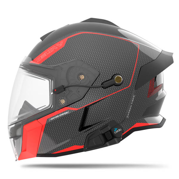 509 Шлем Delta V Carbon Commander с подогревом Racing Red
