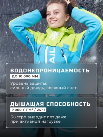 Finntrail Комбинезон Rachel Blue/Lime