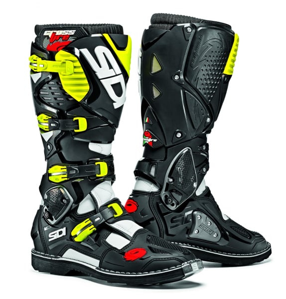 Sidi Ботинки Crossfire 3 White/Black/Yellow Fluo