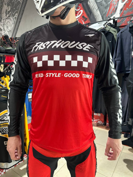 Fasthouse Джерси Grindhouse Red-Black
