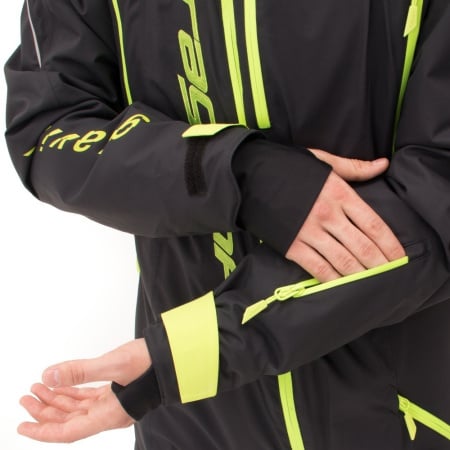 Dragonfly Комбинезон Gravity Premium Man Black - Yellow Green 2023