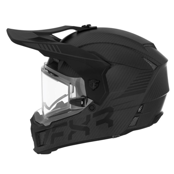FXR Шлем Clutch X Pro Carbon с подогревом Black Ops