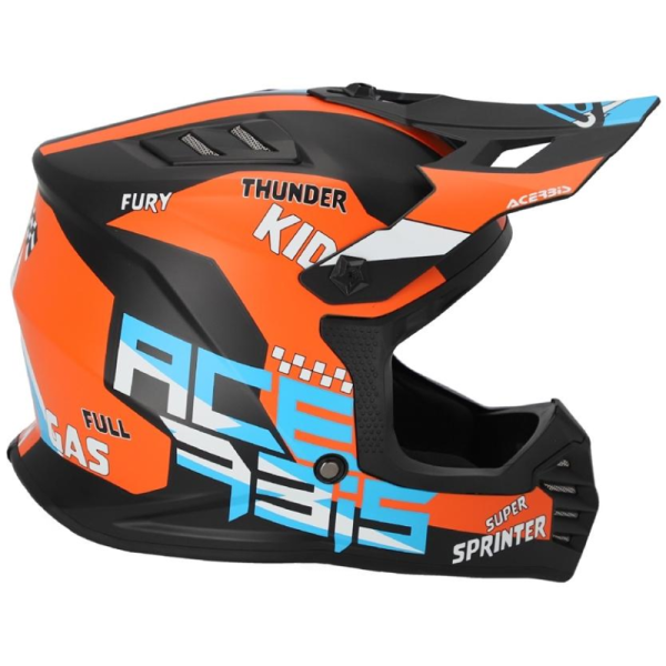 Acerbis Шлем детский Profile Junior Black/Orange