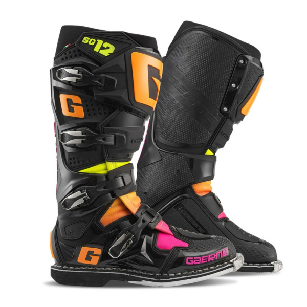 Gaerne Мотоботы SG-12 Black/Orange/Pink