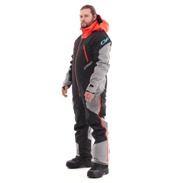 Dragonfly Комбинезон Extreme 2.0 Man Black - Red - Grey 2024 Утепленный