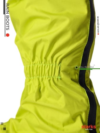 Starks Дождевые бахилы с цельной подошвой Rain Boots Салатовый