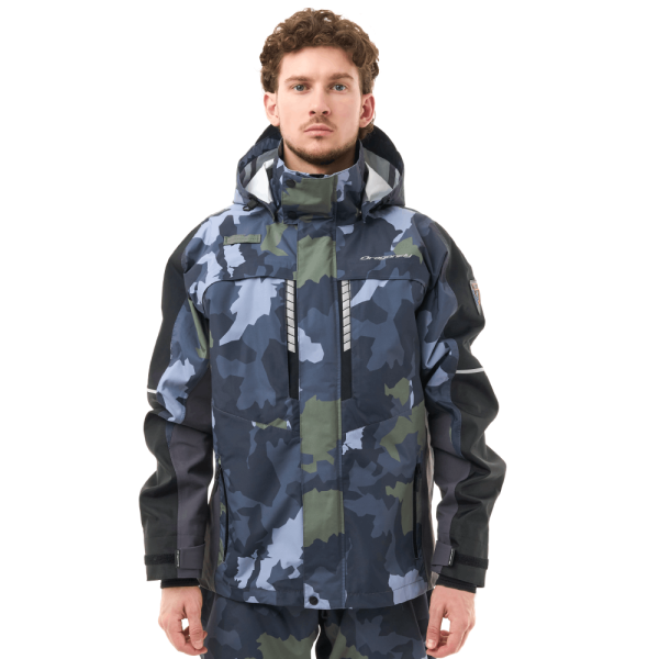 Dragonfly Куртка мембранная Quad Pro Man 2025 Green Camo - Black