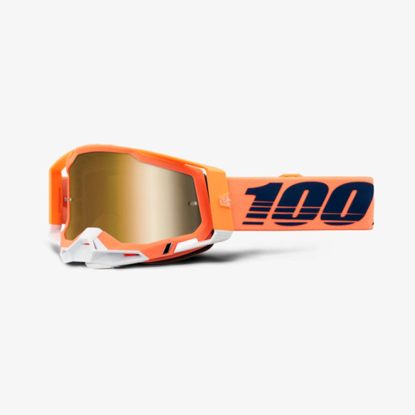 100% Очки Racecraft 2 Goggle Coral/Mirror True Gold Lens