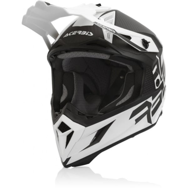 Acerbis Шлем Steel Carbon White/Black