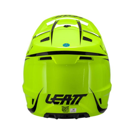 Leatt Шлем кроссовый 3.5 V26 Neon Yellow + очки Vizion 3.5