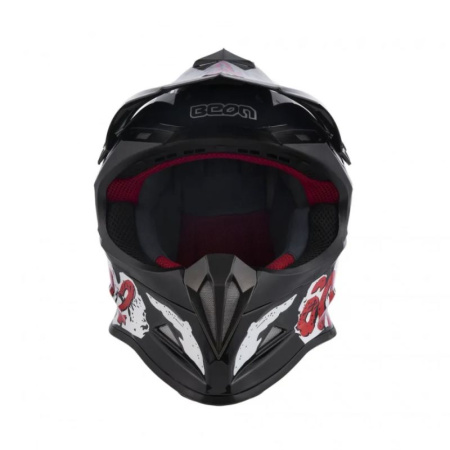Beon Шлем B-602 Black White Red