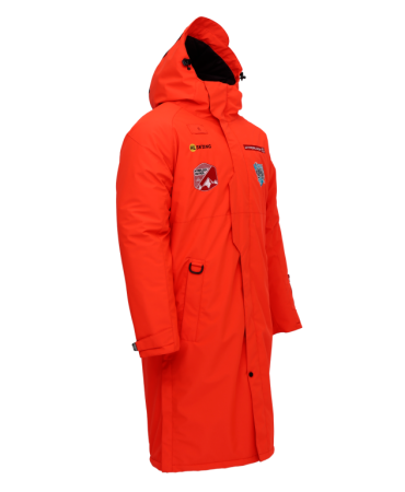 Hyperlook Теплый горнолыжный плащ Cave алый