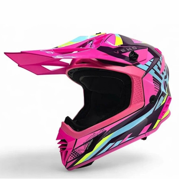 AiM Шлем RH855 (Fiber Glass) Vexo Purple/Pink