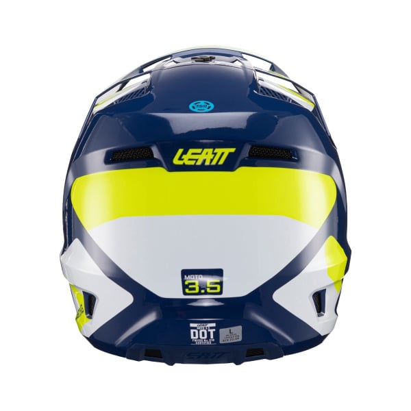 Leatt Шлем кроссовый Moto 3.5 Helmet Kit 2024 Blue