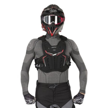 Leatt Защита панцирь Chest Protector 3DF AirFit Black/Red
