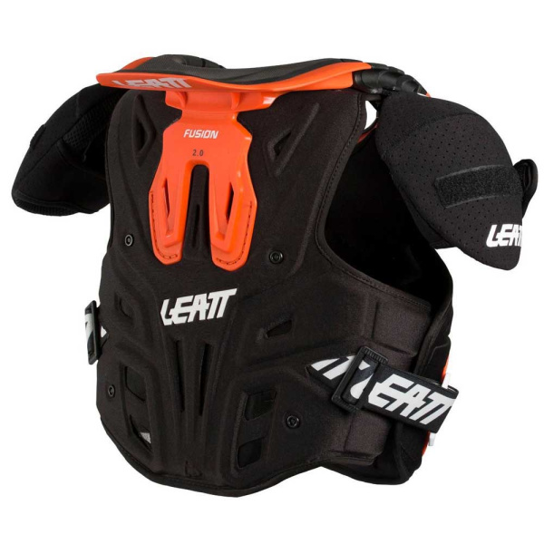 Leatt Защита панцирь+ шея подростковый Fusion Vest Junior 2.0 Orange (2024)