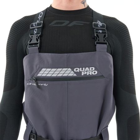 Dragonfly Вейдерсы мембранные Quad Pro 2025 Grey - Black