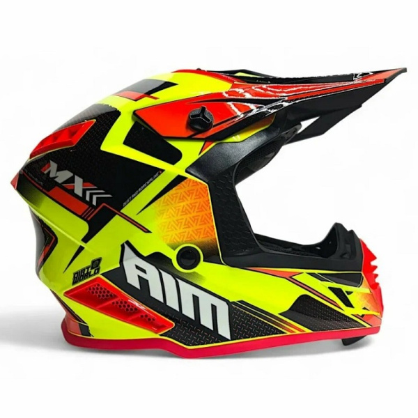 AiM Шлем RH855 (Fiber Glass) Swift Yellow/Black