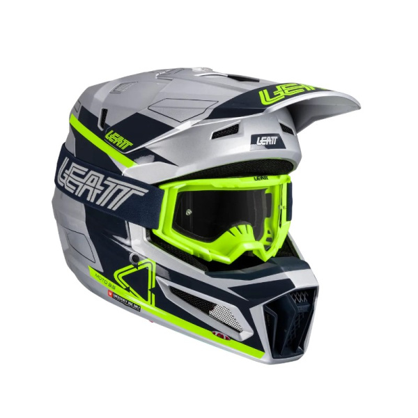 Leatt Шлем кроссовый Helmet Kit Moto 3.5 V25 Steel