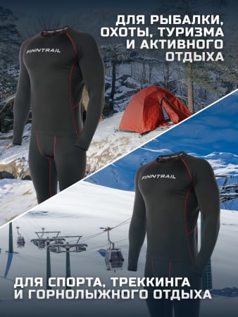 Finntrail Термобельё Thermo-S 6304 Black